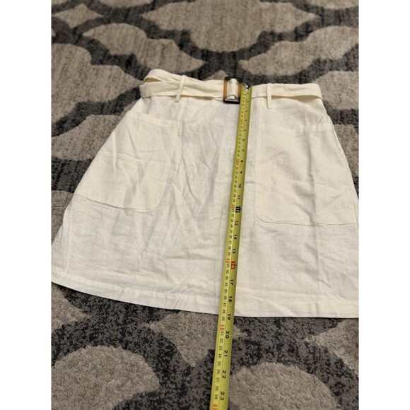 Jones New York Vintage 90s Linen Skirt Size M - Picture 4 of 9